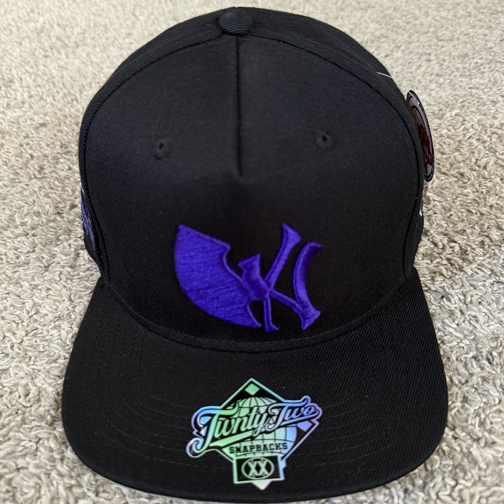 🟣Wu-Tang Snapback Hat Twnty Two Purple Tape OB4CL Raekwon Theme